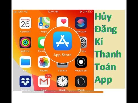 Cách hủy gia hạn thanh toán ứng dụng trên Iphone và Ipad