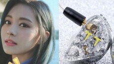 The fish is really printed on the earphone! Popularization of Twice Zhou Ziyu's earphone style