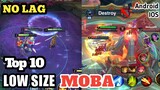 Top 10 Best Low Size MOBA Games / MOBA Games For Low End Phone, No Lag MOBA