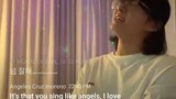 JUNGKOOKIE singing  on live Instagram
