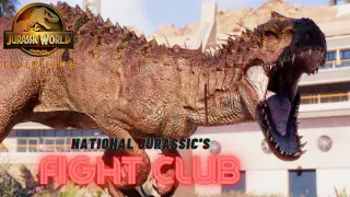 INDOMINUS REX vs INDORAPTOR �� FIGHT CLUB - Jurassic World Evolution 2 [4K60FPS]