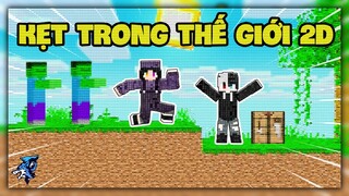 Minecraft nhưng Thế Giới Biến Thành 2D | Siro Tìm Kim Cương Cho Noob Ruby