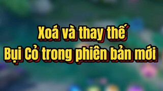 Xoá và thay thế một số bụi cỏ