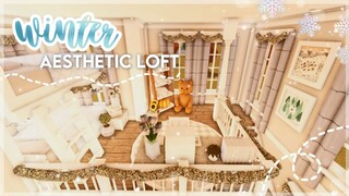 Trendy Winter Aesthetic Loft I Speedbuild and Tour - iTapixca Builds