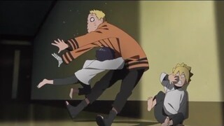 Himawari knock out Naruto Funny moments English Dubbed