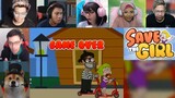 REAKSI GAMER GAGAL SAAT BERMAIN SAVE THE GIRL | Save The Girl Indonesia
