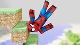[Anime][Minecraft] Lucu! Simulasi Bencana Spiderman