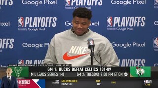 Jayson Tatum was SILLY - Giannis mocked after Bucks def. Celtics 1-0, lead Playoffs East Semifinals