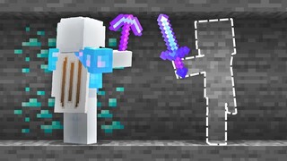 Minecraft Manhunt but the Hunter is Invisible...