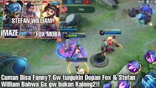 CUMAN BISA FANNY? NIH GW TUNJUKIN GUSION GW DI DEPAN FOX MOBA & STEFAN WILLIAM !!