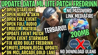 Data ML Lite Full Event 200Mb Patch Fredrinn | ML Lite | Cara Mengatasi Lag & Patah Patah ML