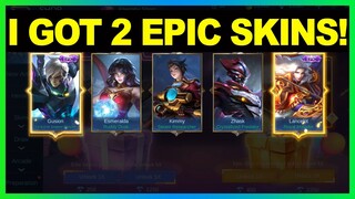 I GOT 2 EPIC SKINS IN THE 515 PARTY BOX EVENT 🟢 MLBB