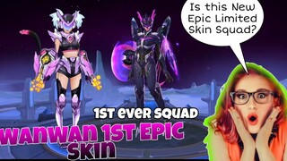 WanWan First Epic Skin Limited | Limited Skin Squad Mecha | MLBB