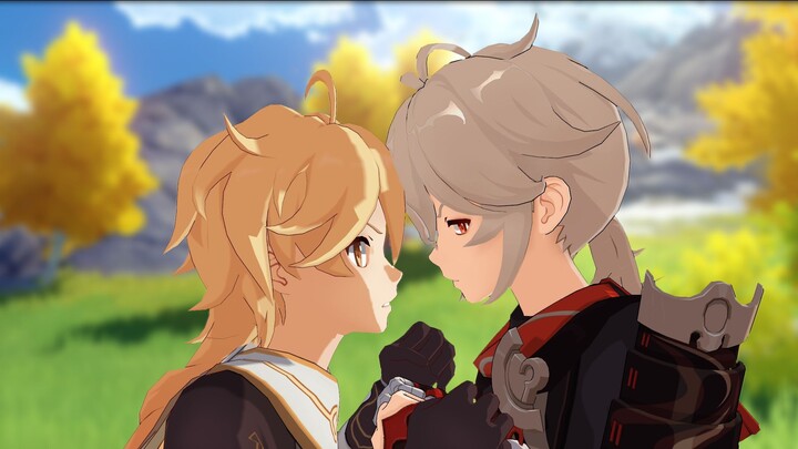 Aether and Kazuha fight for title of harem king