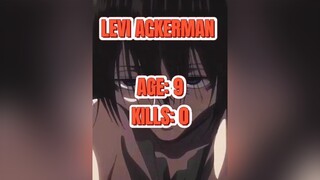 Levi's Total Kills aot fyp viral foryou edit anime AttackOnTitan foryoupage levi leviackerman aotedit trending leviedit totalkills