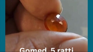 Gomed 5 ratti (Hessonite gemstone) for Rahu