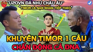 Chưa Hoàn Hồn Sau Trận Thua U20 VN, HLV Hongkong Khuyên U20 Timor 1 Câu Khiến Cả ĐNA Chấn Động
