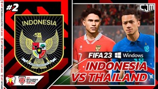 FIFA 23 Indonesia Career Mode | AFF Cup 2022 | Big Match Group A! Indonesia vs Thailand #2