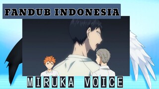 [ FANDUB INDO ] Haikyuu!! Sugawara & Hinata latihan bersama