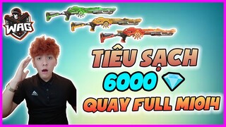 [ Free Fire ] Nạp 170k Vô Shop Mở Được 12000💎 Và Tiêu Sạch 6000💎 Quay Full M1014 Chế Tác - Học Mõm