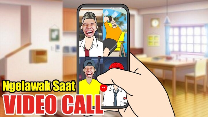 CARA NGELAWAK YANG BENAR saat video call 😂 Animasi Lucu Indonesia