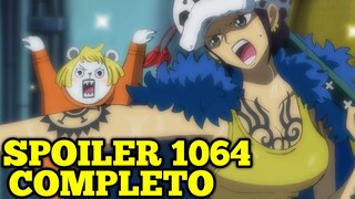 One Piece SPOILER 1064: COMPLETO, Capitulo Espectacular!!!