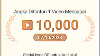 arigatou 10k viewerr😭😭😭mengaharukann makasii banyakk