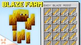 MINECRAFT BEDROCK BLAZE FARM TUTORIAL | Easy, Efficient, No Redstone