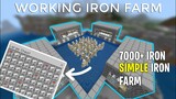 How to Make Iron Farm in Minecraft Bedrock 1.19 Simple Tutorial