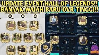 BAHAS TUNTAS UPDATE GG EVENT HALL OF LEGENDS!! GILA AKHIRNYA BANYAK WAJAH BARU FIFA MOBILE YUAHPLAY!