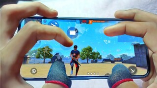 Realme narzo 20 pro free fire gameplay test 4 finger claw handcam m1887 onetap headshot 90HZ display