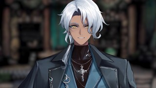 [live2D model display] Black skin and silver hair black king snake