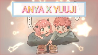 TIMELAPSE COLORING ANYA X YUUJI ❣