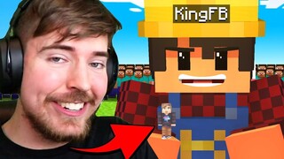 I Met MrBeast On His MINECRAFT SMP SERVER! | Minecraft - SIMPCRAFT Ep. 4