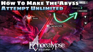 Tips Cara Mendapatkan Jatah UNLIMITED di Abyss - Echocalypse