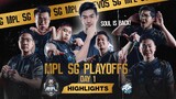 MPL SG S1 PLAYOFFS HIGHLIGHTS | DAY 1 | EVOS SG VS NOTORIOUS VILLAINS