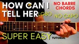 LOBO - HOW CAN I TELL HER CHORDS (EASY GUITAR TUTORIAL) for BEGINNERS