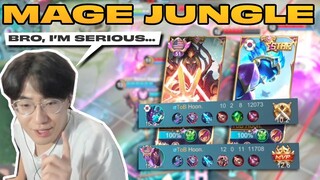 Teammates doubted Hoon's mage jungle | MLBB