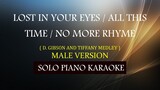 LOST IN YOUR EYES / ALL THIS TIME / NO MORE RHYME ( MALE VERSION MEDLEY ) ( D. GIBSON / TIFFANY )