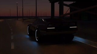 Black Sports Car Future Style CGI |Animation By D3D Blender Animations
