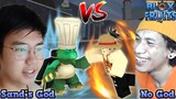 Sand God VS No God In Blox Fruits Featuring @Kriphie | Roblox (Tagalog/Filipino)