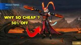 DRAW SUN COLLECTOR WICKED FLAMES SKIN AT 50% OFF || GUIDE FOR SUN COLLECTOR SKIN MLBB