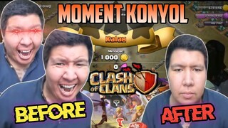 MOMEN KONYOL WINDAH KENA KARMA NGEREMEHIN BASE GOBLIN! CLASH OF CLAN