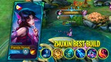 ZHUXIN THE STRONGEST MAGE IN ADVANCE SERVER RIGHT NOW!! BEST BUILD FOR ZHUXIN ~ NEW HERO