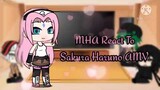 MHA React to Sakura Haruno AMV