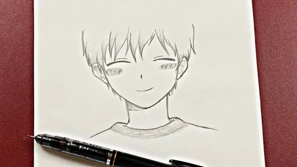 Easy anime boy drawing | step-by-step easy - Bilibili Easy anime boy drawing | step-by-step easy - Bilibili