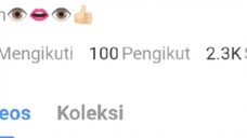 makasih 100 pengikutnya