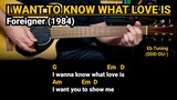 I Want to Know What Love Is - Foreigner (1984) Easy Guitar Chords Tutorial with Lyrics
