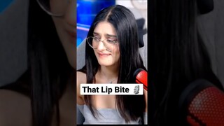 Payal gaming Lip Bite 🌝🗿💦 Adarsh uc pickup line made Payal Blush so much