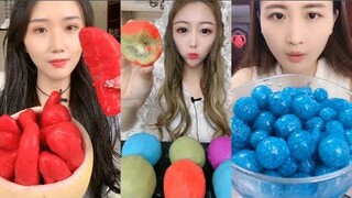 [ASMR] THÁNH ĂN ĐÁ| Ăn Đá lạnh, chocola đông lạnh đa màu sắc| Ice Eating MUKBANG SATİSFYİNG#105